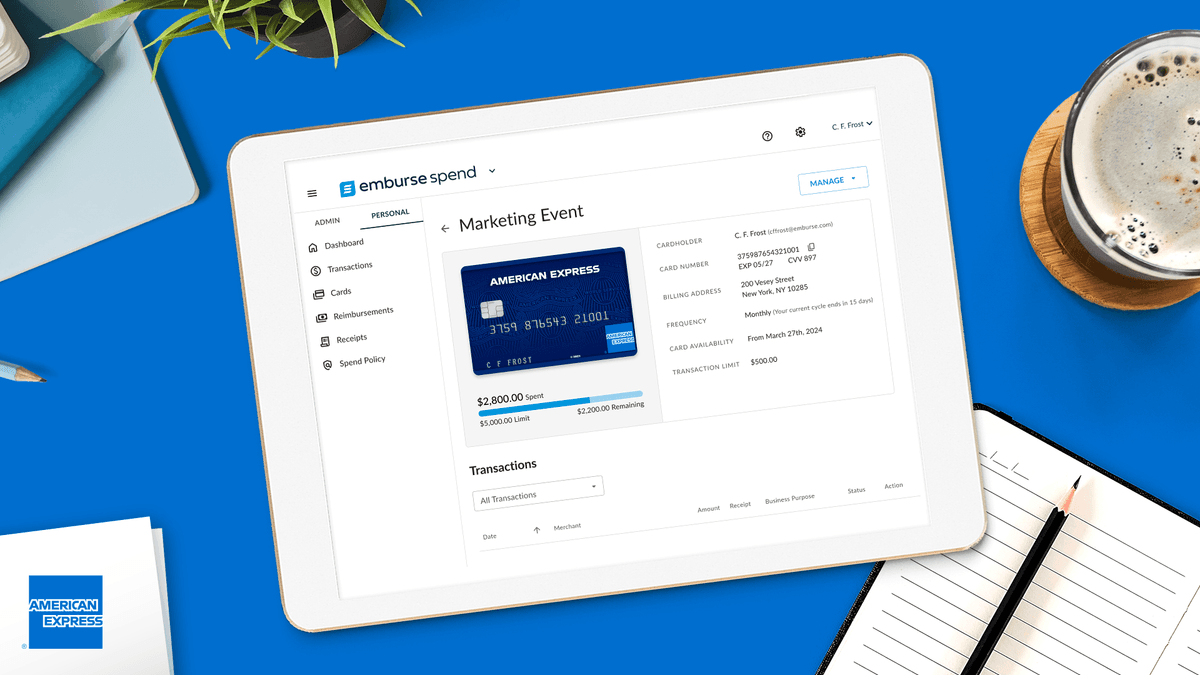 How Emburse Spend and American Express are Delivering Greater Visibility and Spend Control for Commercial Customers